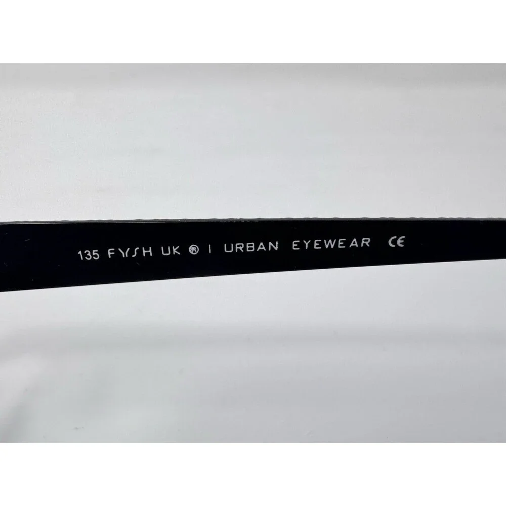 FYSH 3435 463 Eyeglass Frames Only 52-18-135 Red Black Urban Eyewear
